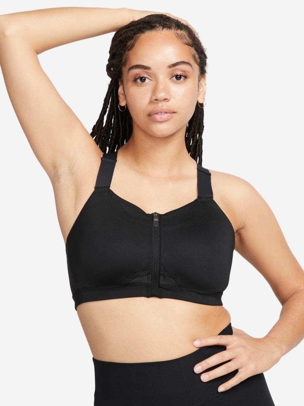 Nike Alpha Women's High-Support Padded Zip-Front Sports Bra
